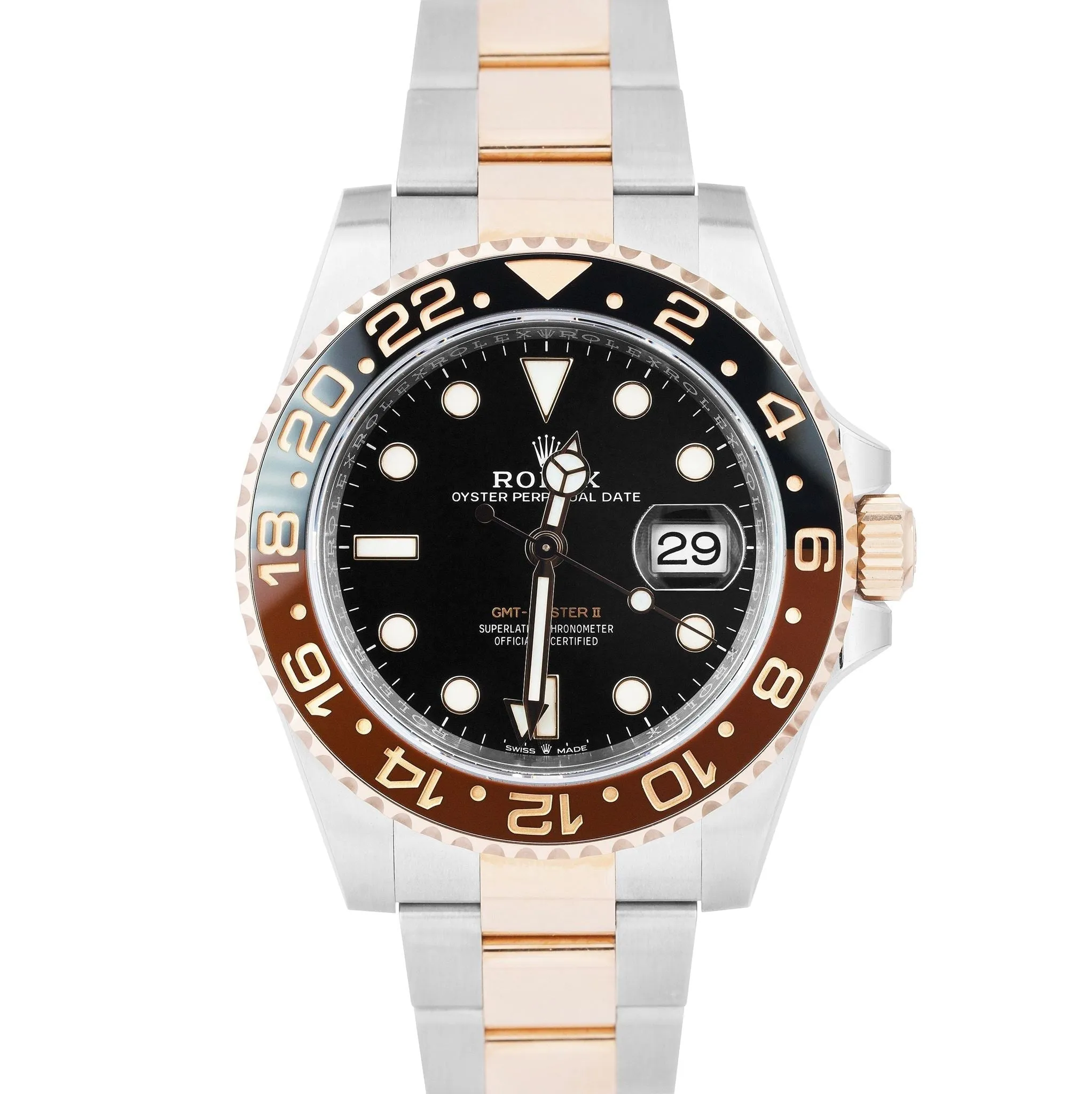 NEW SEPT. 2022 Rolex GMT-Master II Two-Tone Root Beer 126711 CHNR 40mm Watch
