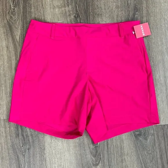 NEW Spanx Sunshine Shorts Dark Hibiscus Pink