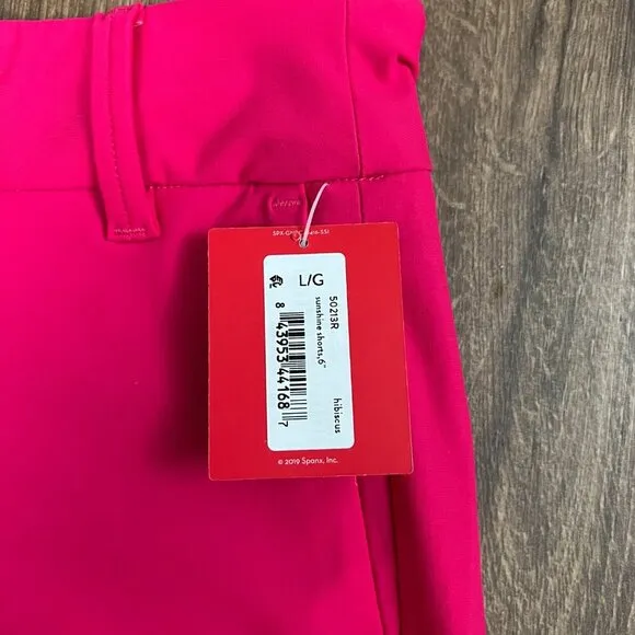 NEW Spanx Sunshine Shorts Dark Hibiscus Pink
