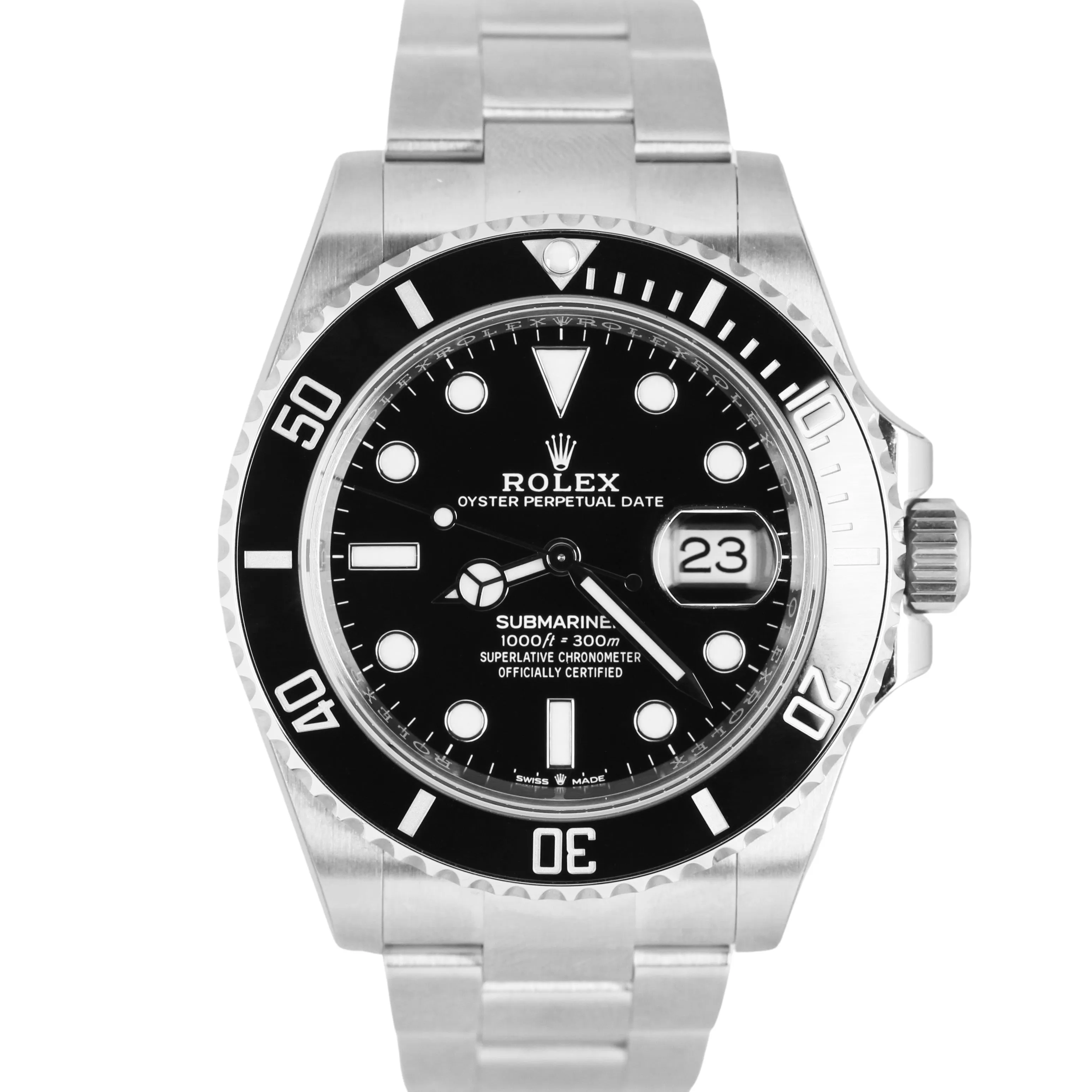 NEW STICKERED OCT. 2022 Rolex Submariner 41mm Date Ceramic 126610LN Watch B&P