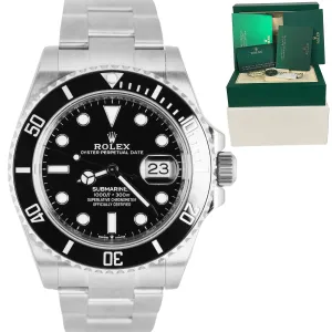 NEW STICKERED OCT. 2022 Rolex Submariner 41mm Date Ceramic 126610LN Watch B&P