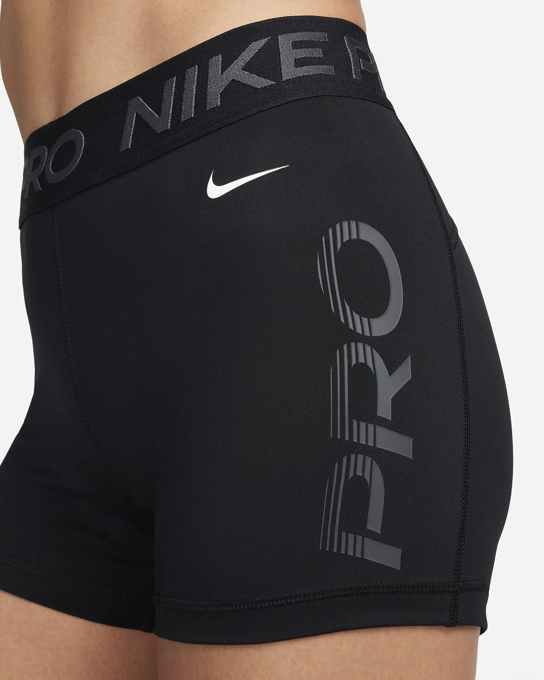 Nike Pro Women's Mid-Rise 3" Graphic Shorts