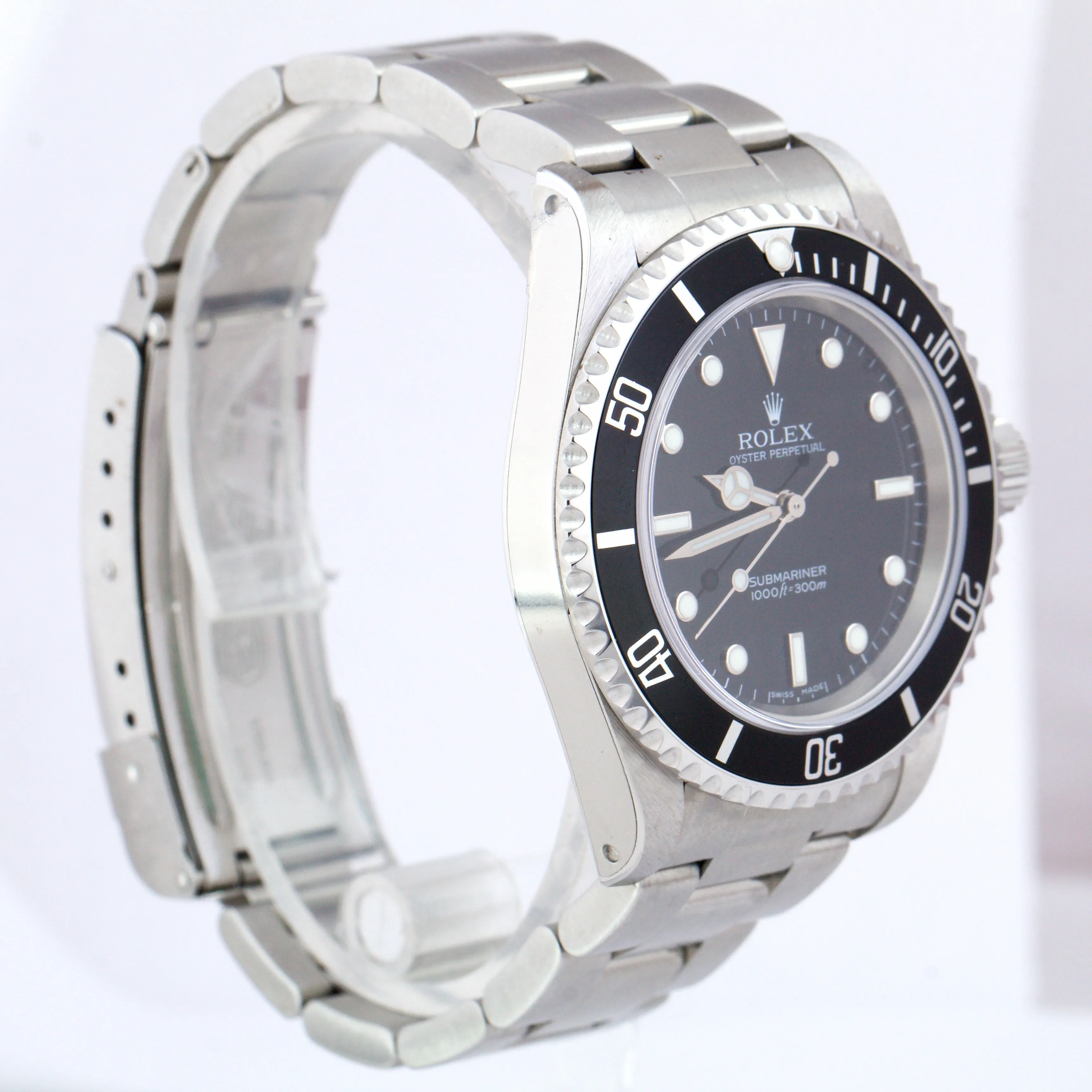 NOS STICKERED NEW Rolex Submariner 14060 M No-Date 40mm Stainless Steel Watch