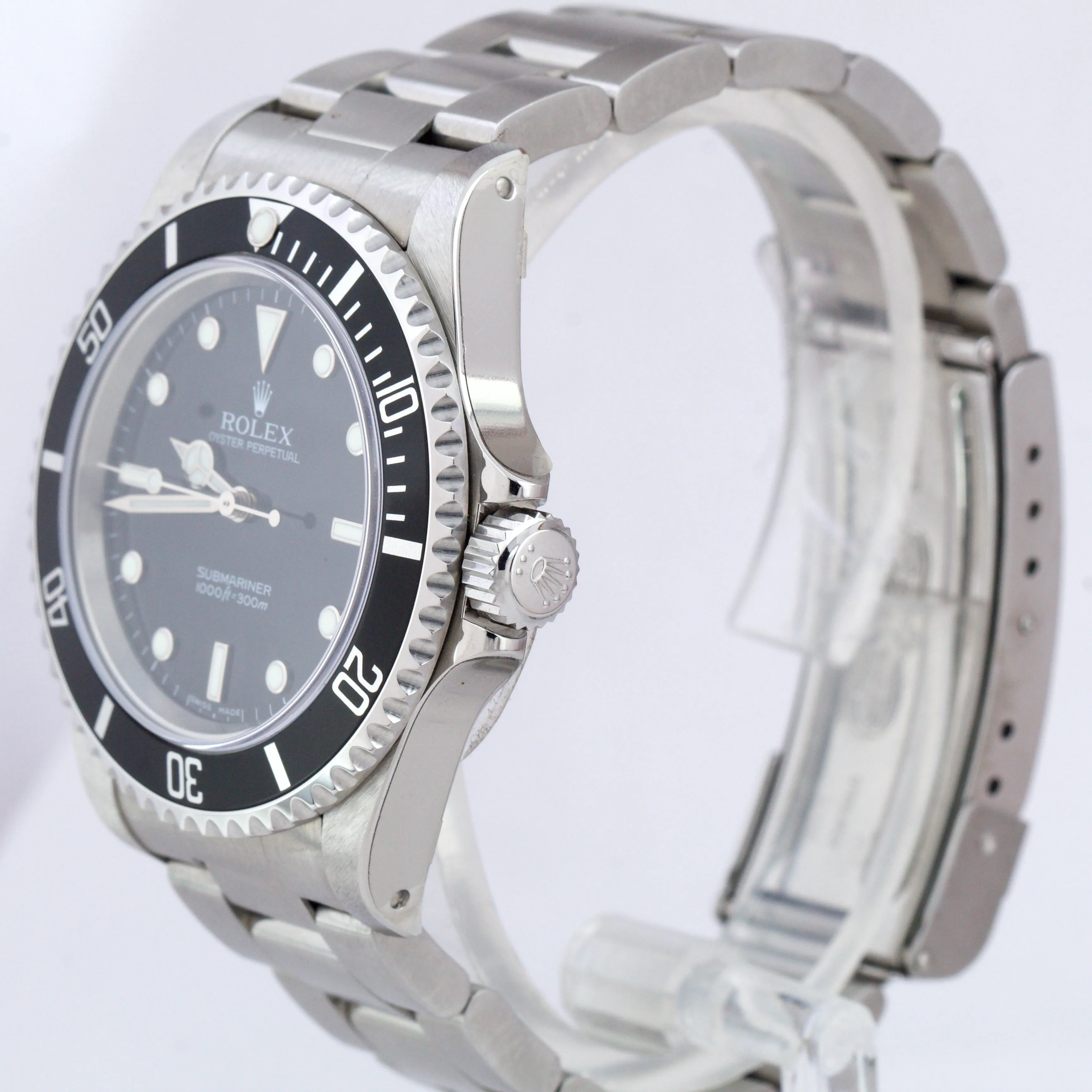 NOS STICKERED NEW Rolex Submariner 14060 M No-Date 40mm Stainless Steel Watch