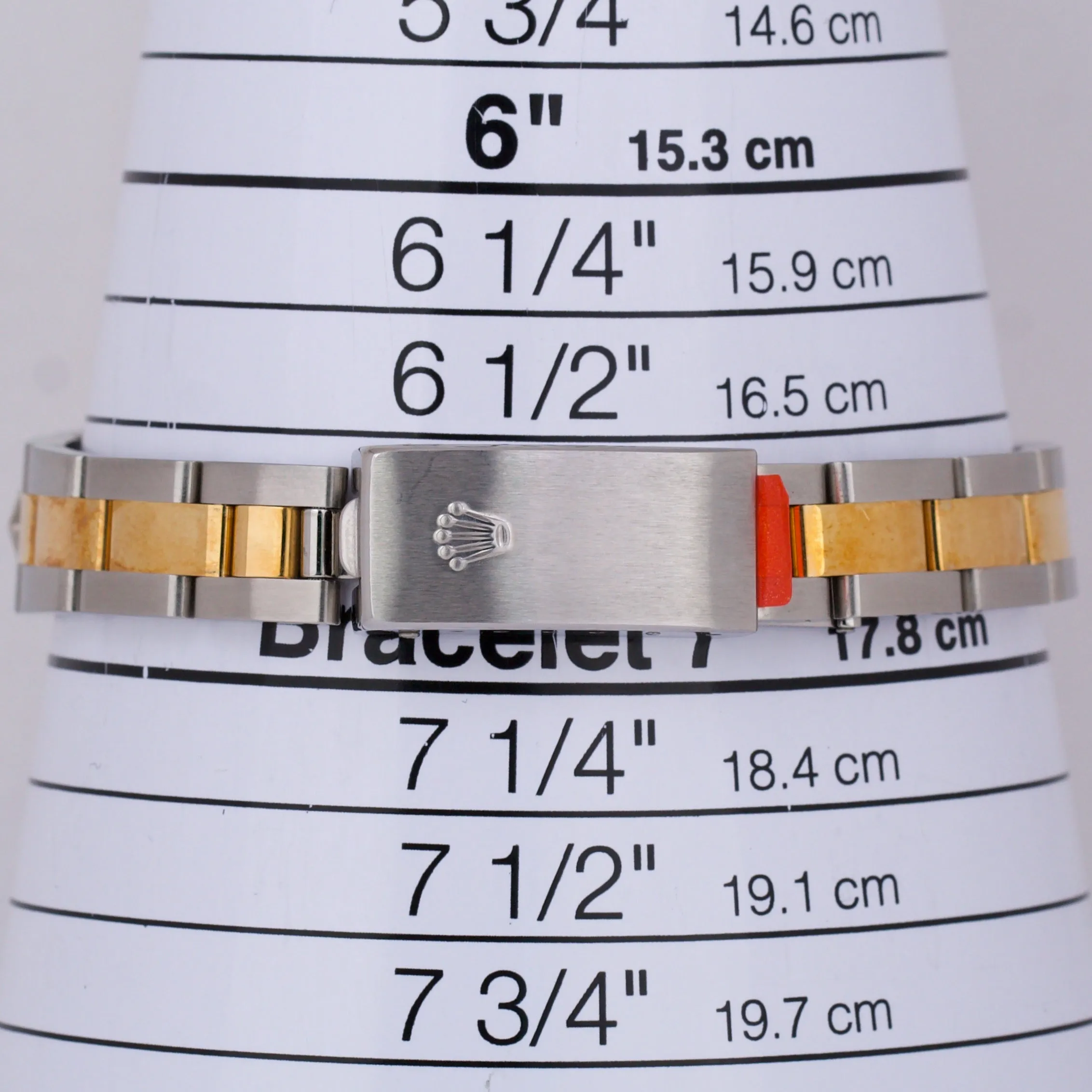 NOS STICKERED PAPERS Rolex Oyster Perpetual CHAMPAGNE 18K DOMINO 24mm 76183 B P