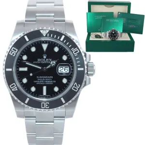 NOV 2021 NEW PAPERS Rolex Submariner 41mm Ceramic Bezel 126610 Watch Box