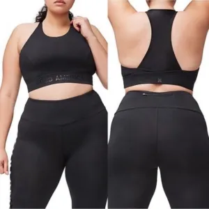 NWT Good American Black Core Power Sports Bra- Size 2X