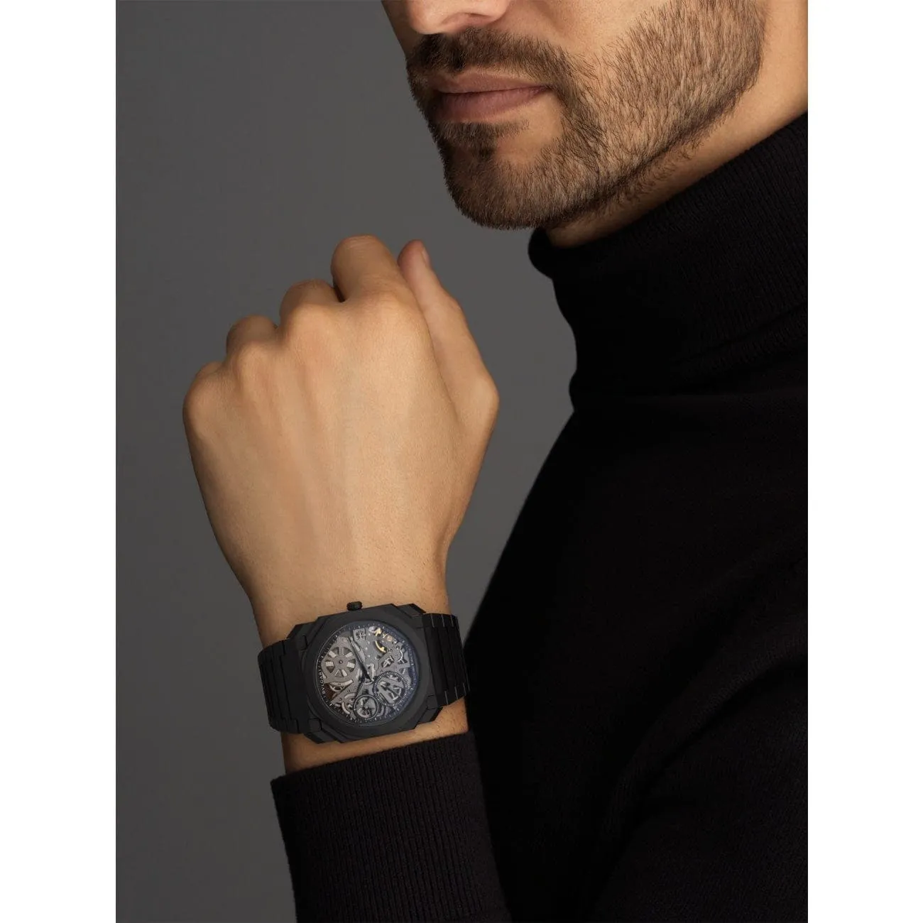 OCTO FINISSIMO SKELETON CERAMIC WATCH 103126