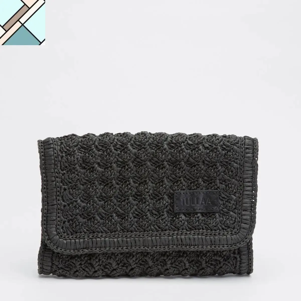 Odina Straw Clutch Handbag