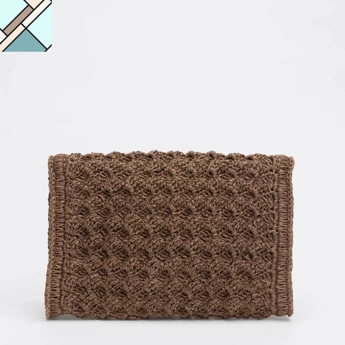 Odina Straw Clutch Handbag