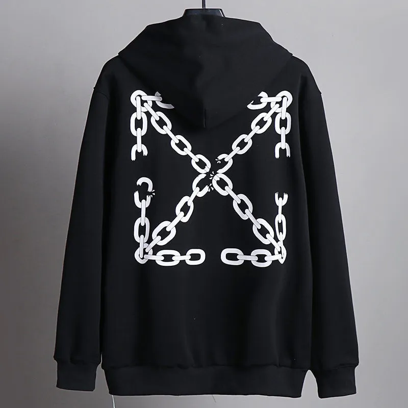 OFF WHITE Zipper Hoodies