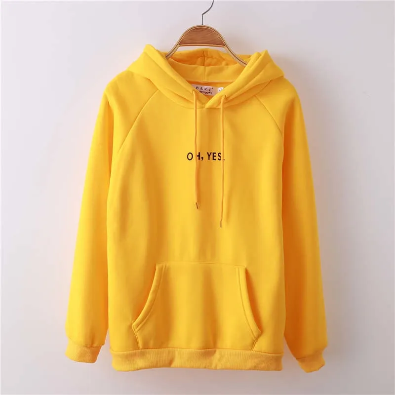 OH, YES Fleece Pullover Hoodies