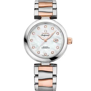 Omega De Ville Ladymatic 34 mm, steel - Sedna™ gold on steel - Sedna™ gold