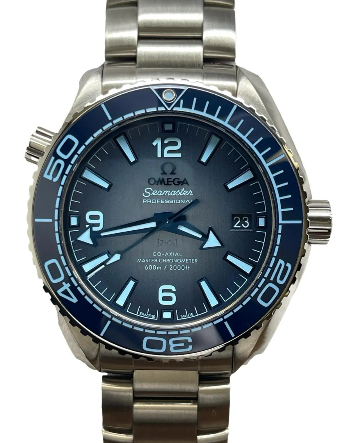 Omega Seamaster Planet Ocean 215.30.40.20.03.002 Summer Blue Dial Automatic Men's Watch