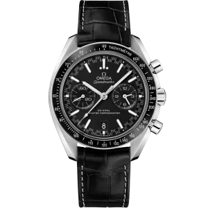 Omega Speedmaster Racing 44.25 mm, steel on leather strap