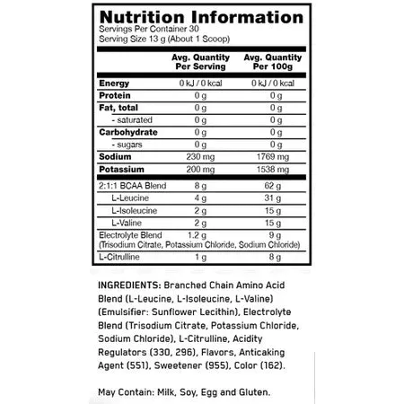 Optimum Nutrition BCAA Boost Grape Burst Flavour (390g) EXP Jun 2026
