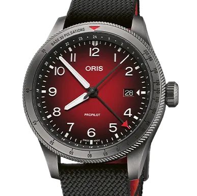 Oris ProPilot GMT Watch with Textile Strap, 41.50mm