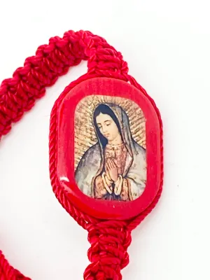 Our Lady of Guadalupe Red Bracelet Large Image