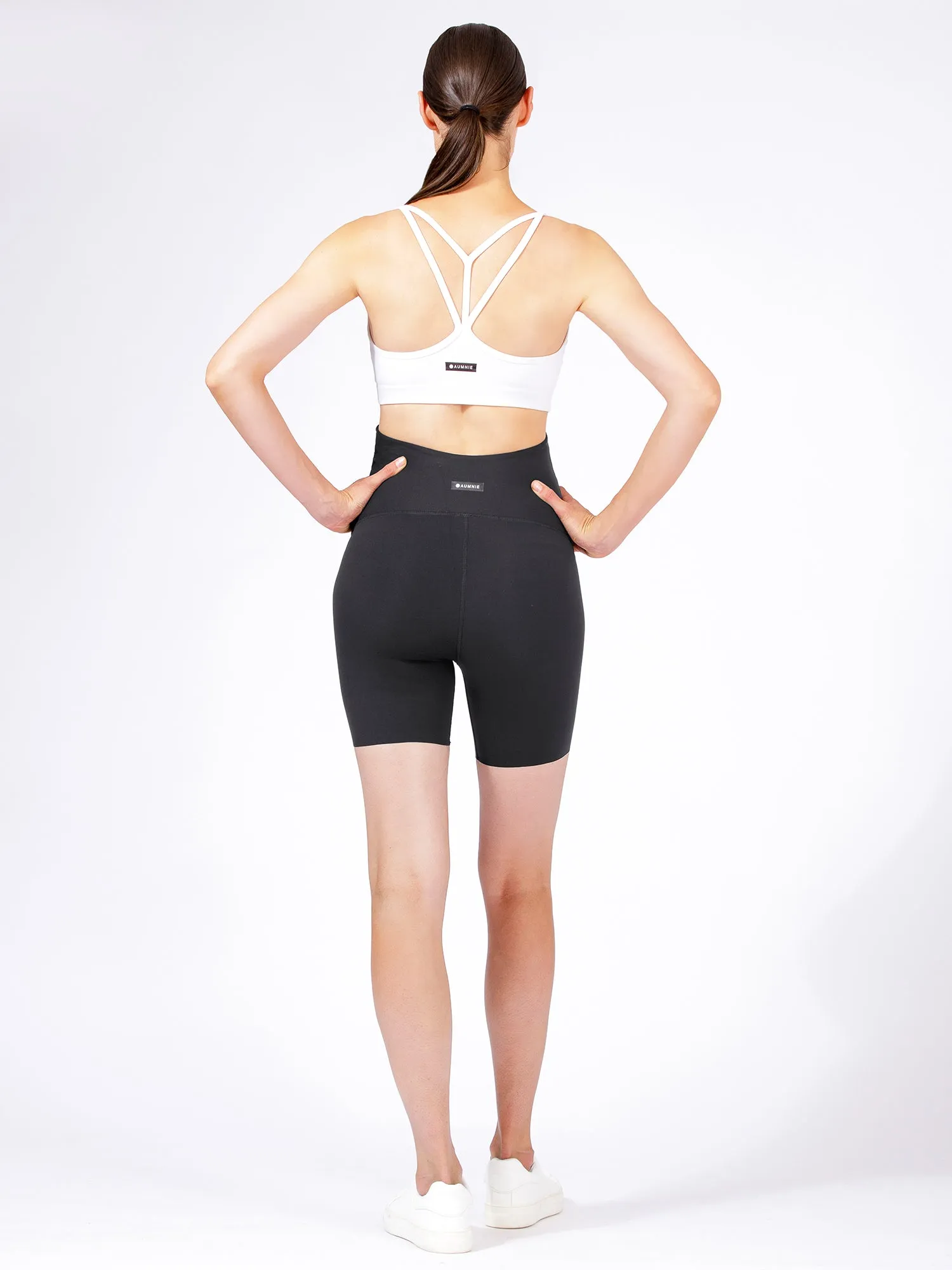 OVER THE BUMP MATERNITY NUDE SHAPE 6" SHORTS