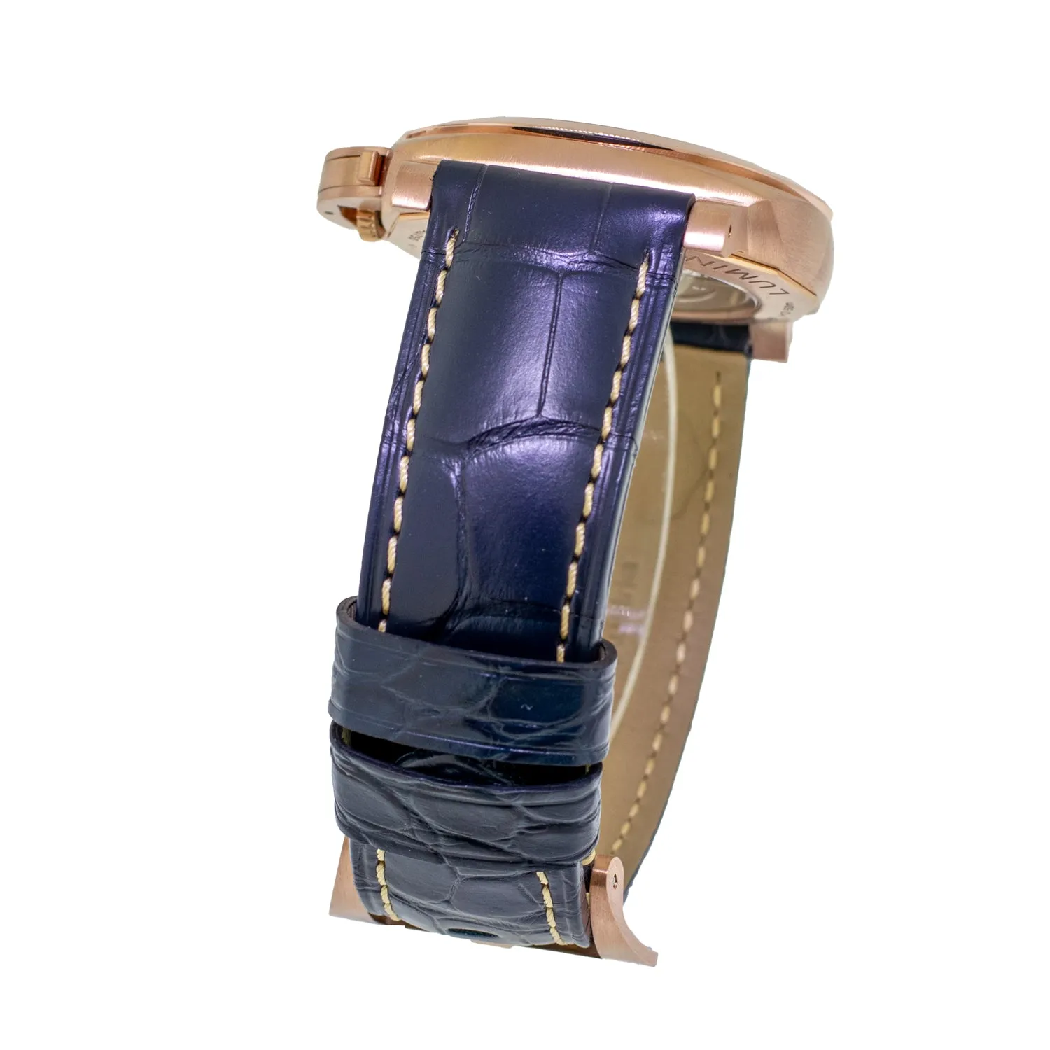 Panerai Luminor Marina Rose Gold Blue Arabic 44mm PAM01112