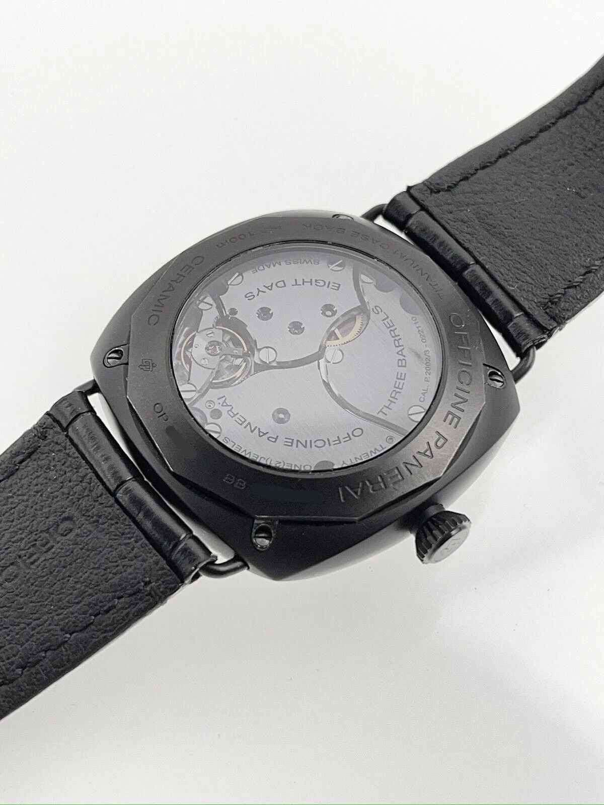 Panerai Radiomir 8 Days Ceramic Black 45mm Manual Wind Men’s Watch PAM00384