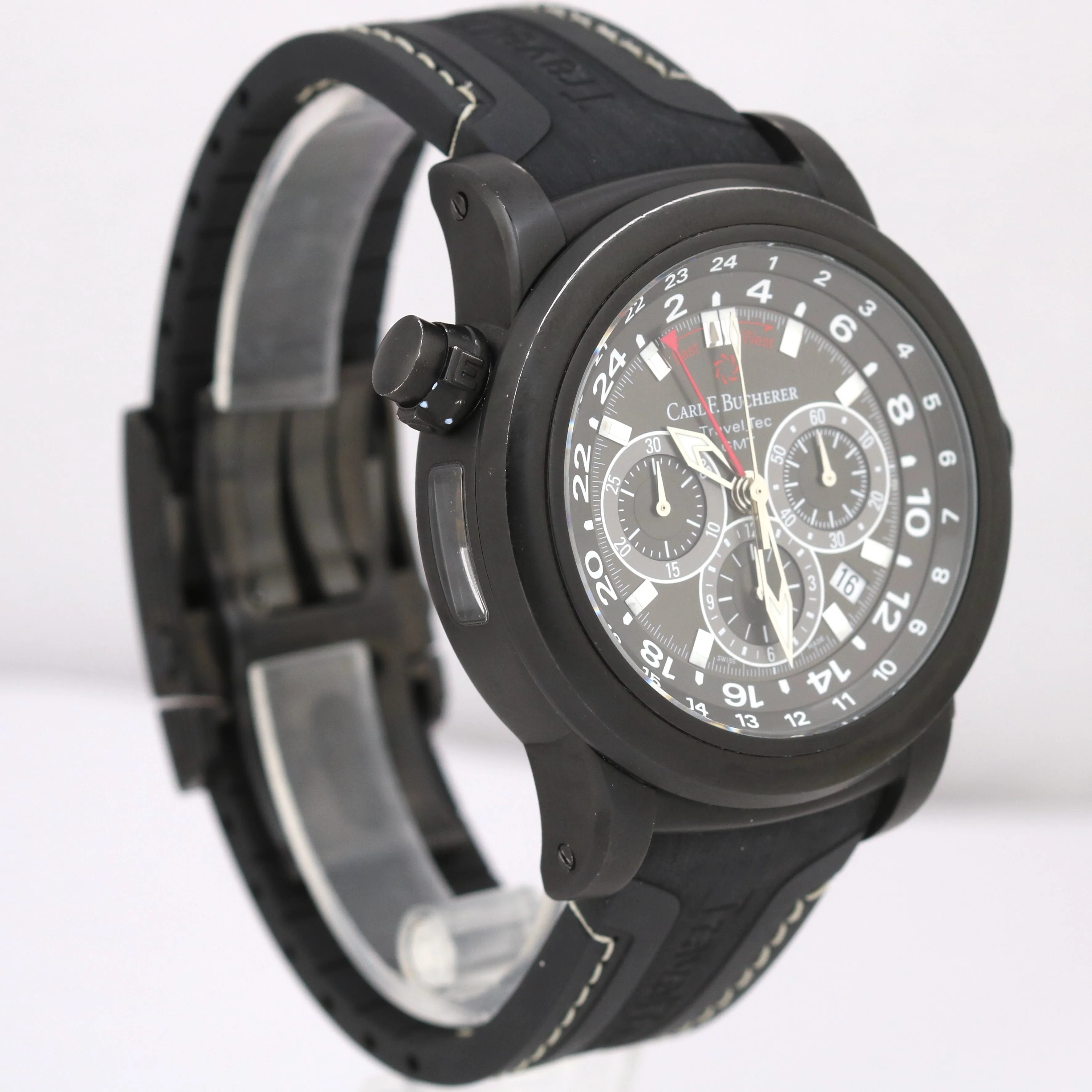 PAPERS Carl F. Bucherer Patravi TravelTec GMT Black 47mm 00.10620.12.33.01 B P