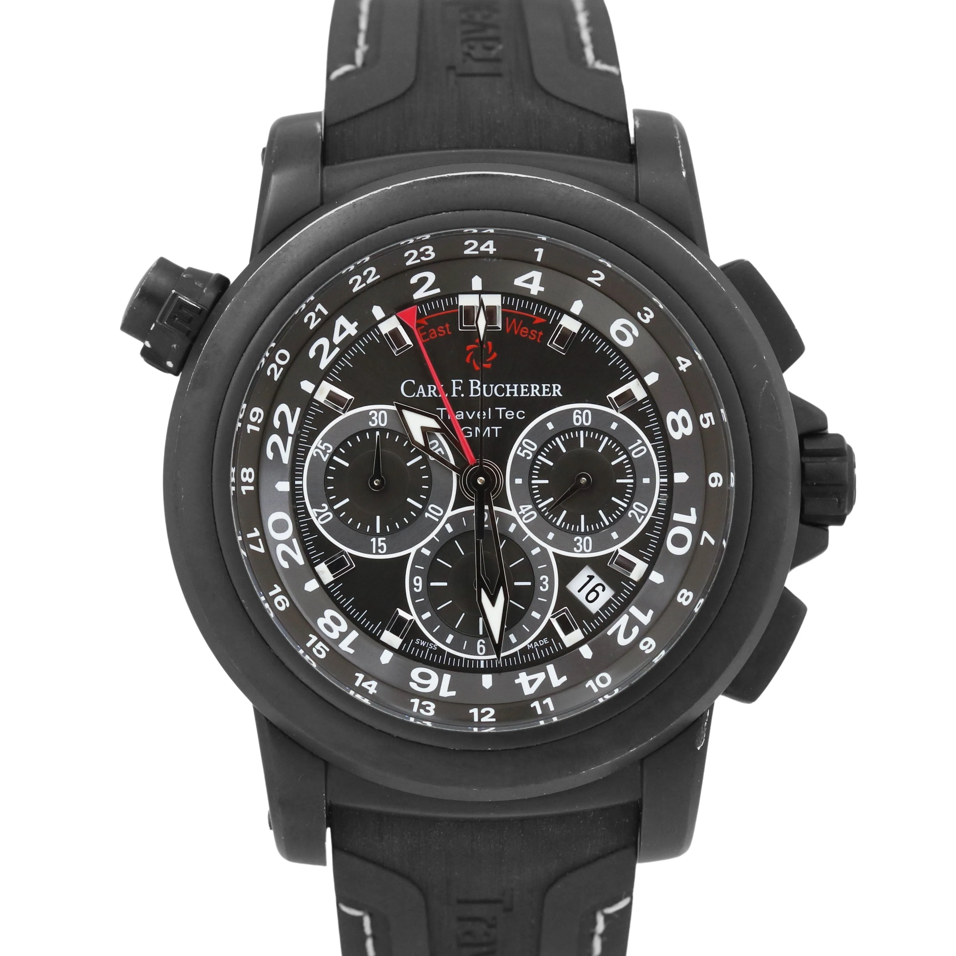 PAPERS Carl F. Bucherer Patravi TravelTec GMT Black 47mm 00.10620.12.33.01 B P
