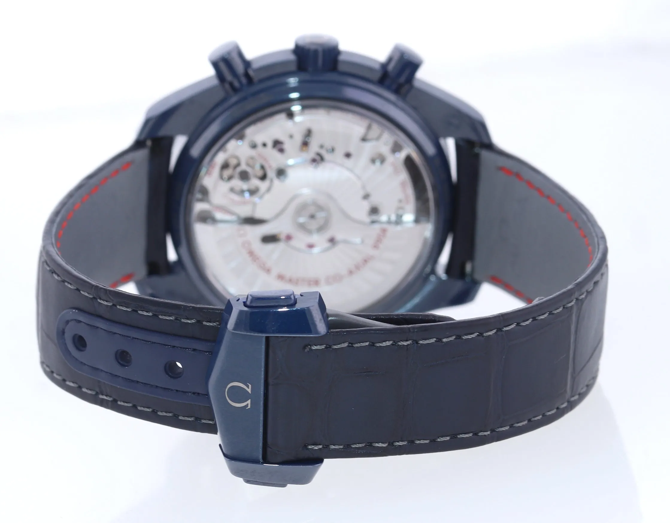 PAPERS NEW Omega Speedmaster Moonphase 304.93.44.52.03.001 Blue Moon Watch