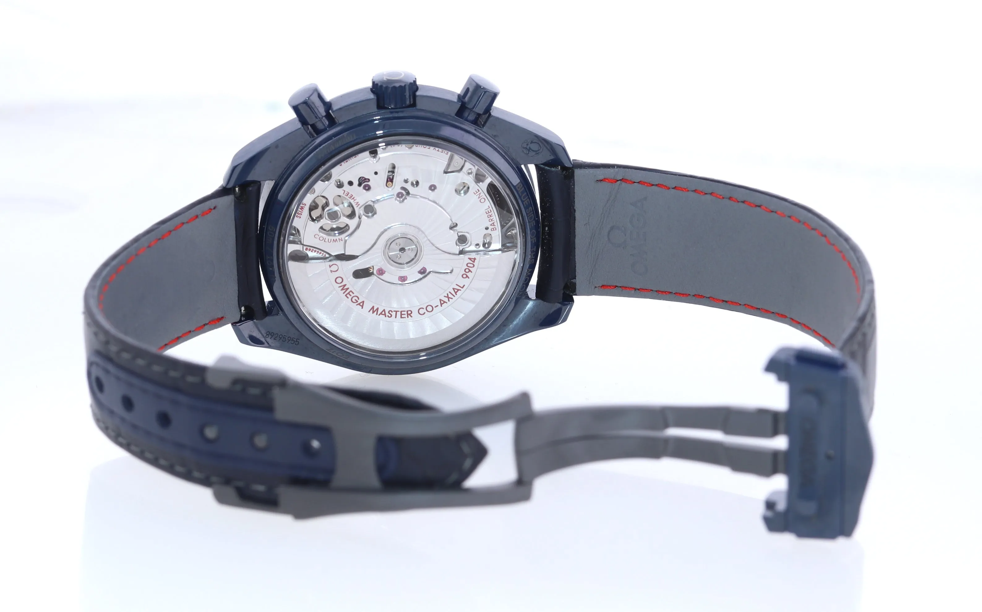 PAPERS NEW Omega Speedmaster Moonphase 304.93.44.52.03.001 Blue Moon Watch