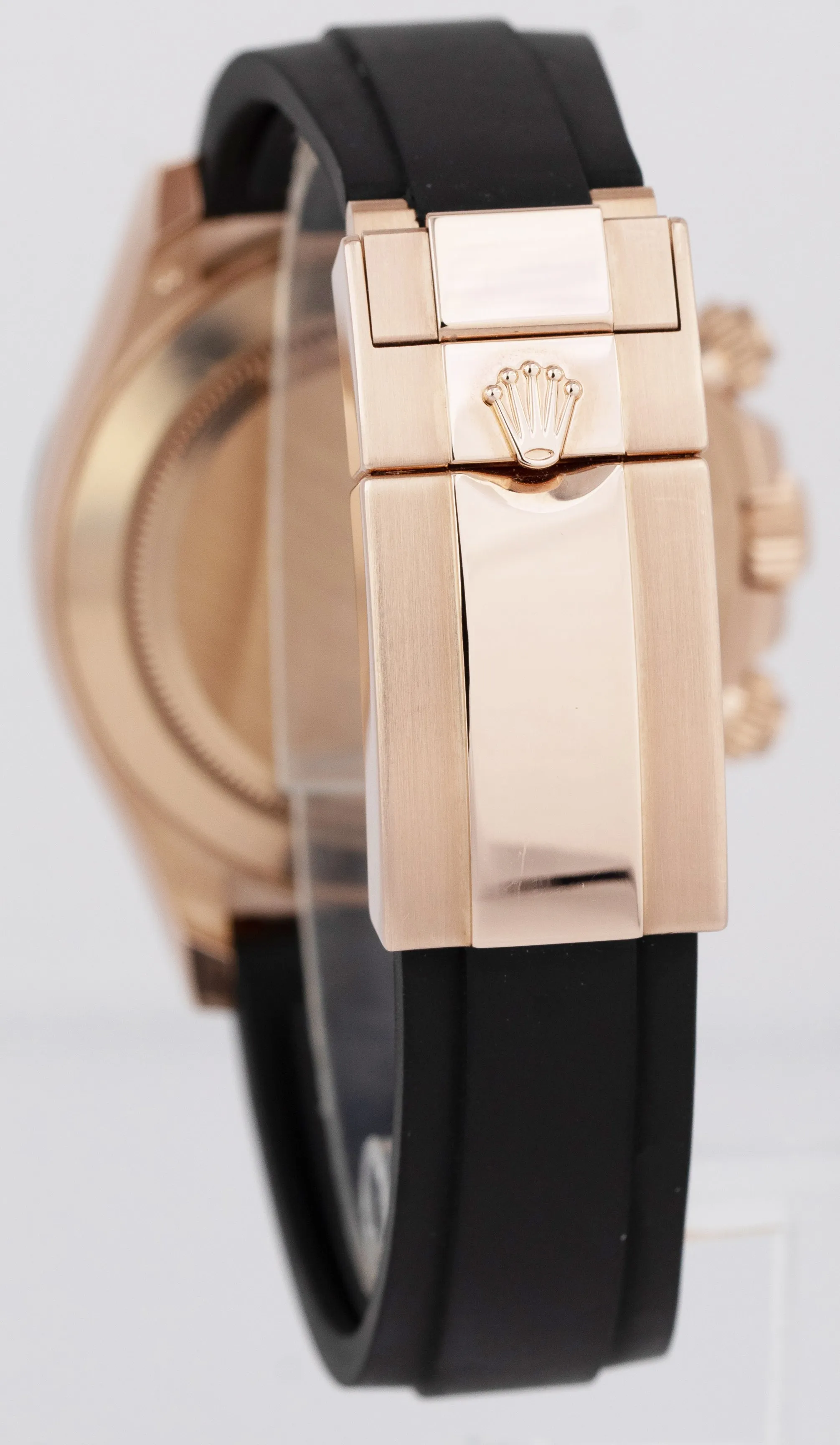 PAPERS Rolex Daytona Rose Gold Pink Sundust PAPERS Oysterflex Watch 116515 B P