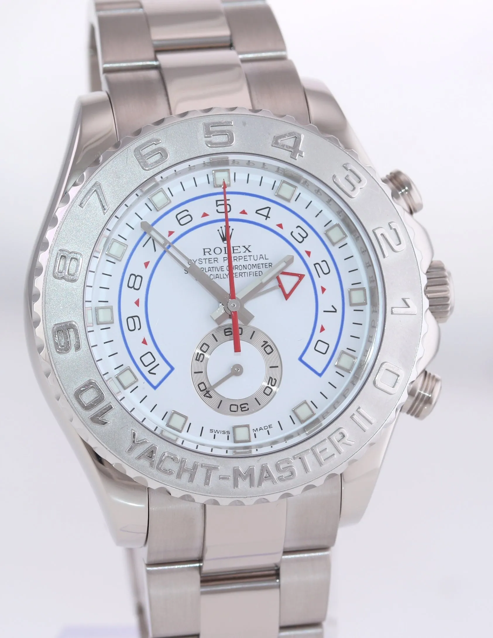 PAPERS Rolex Yacht-Master II 44mm White Gold 116689 YM 2 Watch Box