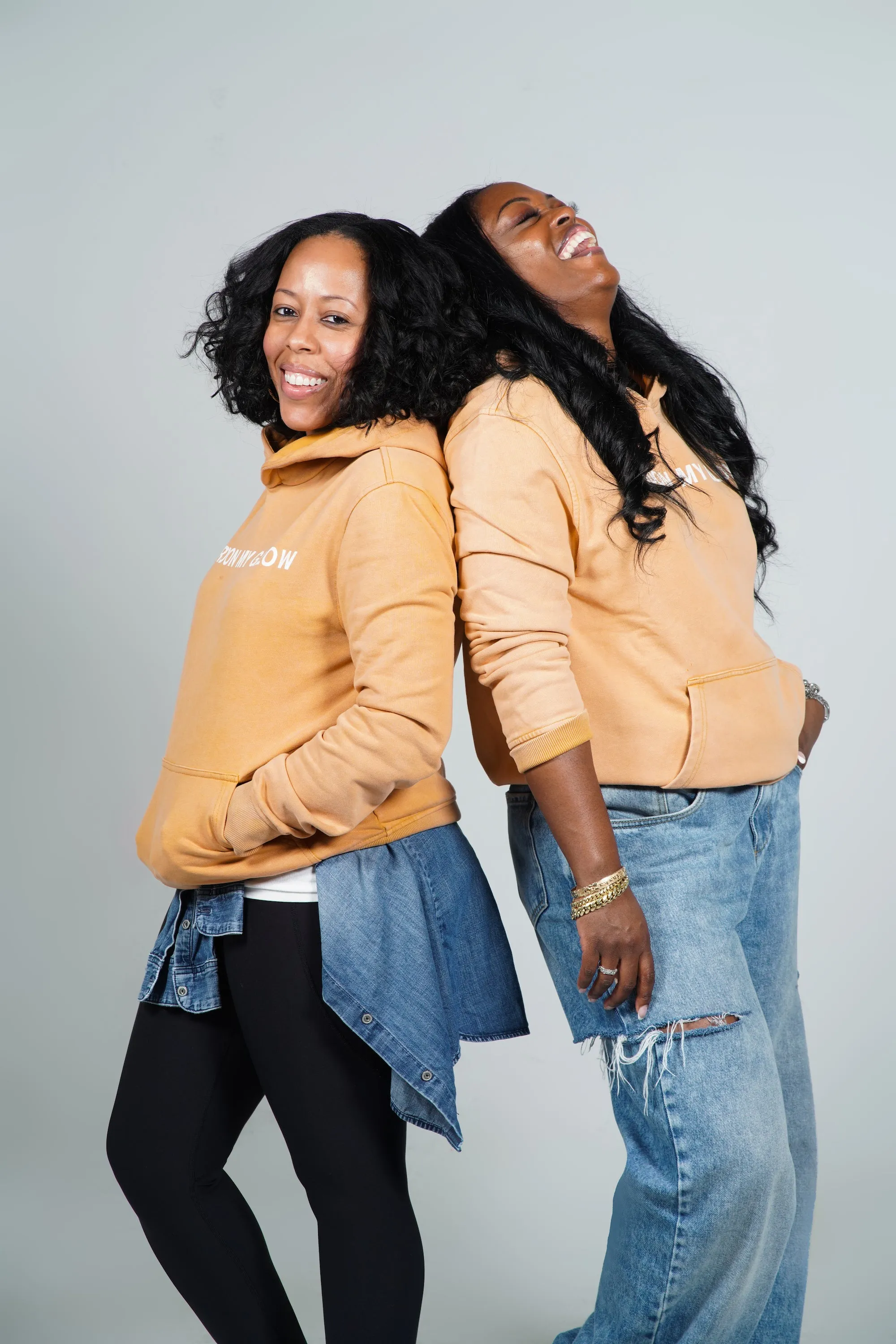 Pardon My Glow Washed Hoodie | Golden Yellow
