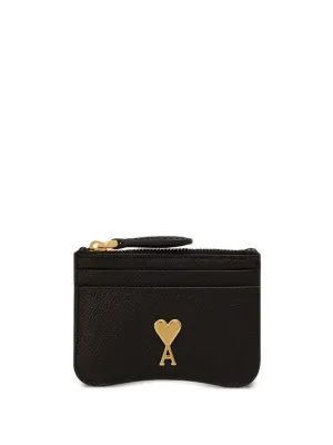 Paris leather card case