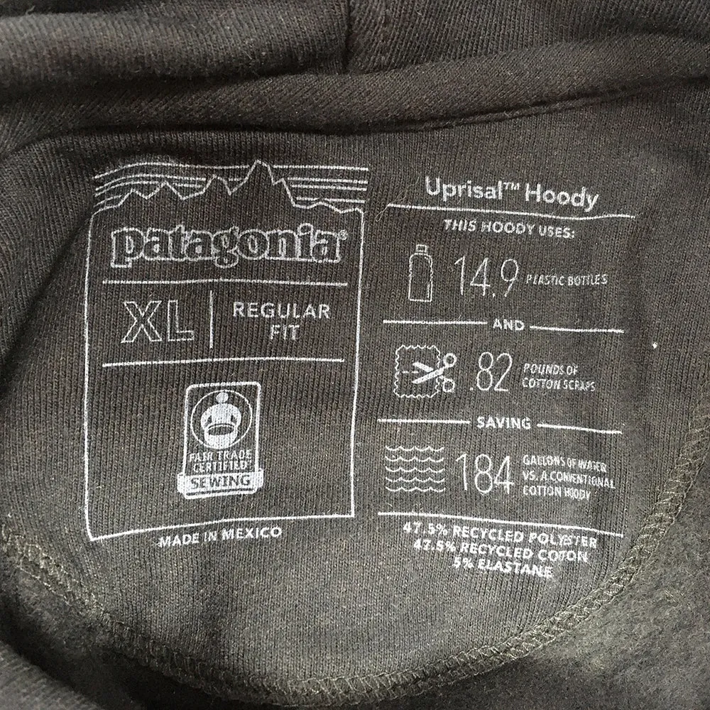 Patagonia P-6 Label Uprisal Hoody - Black