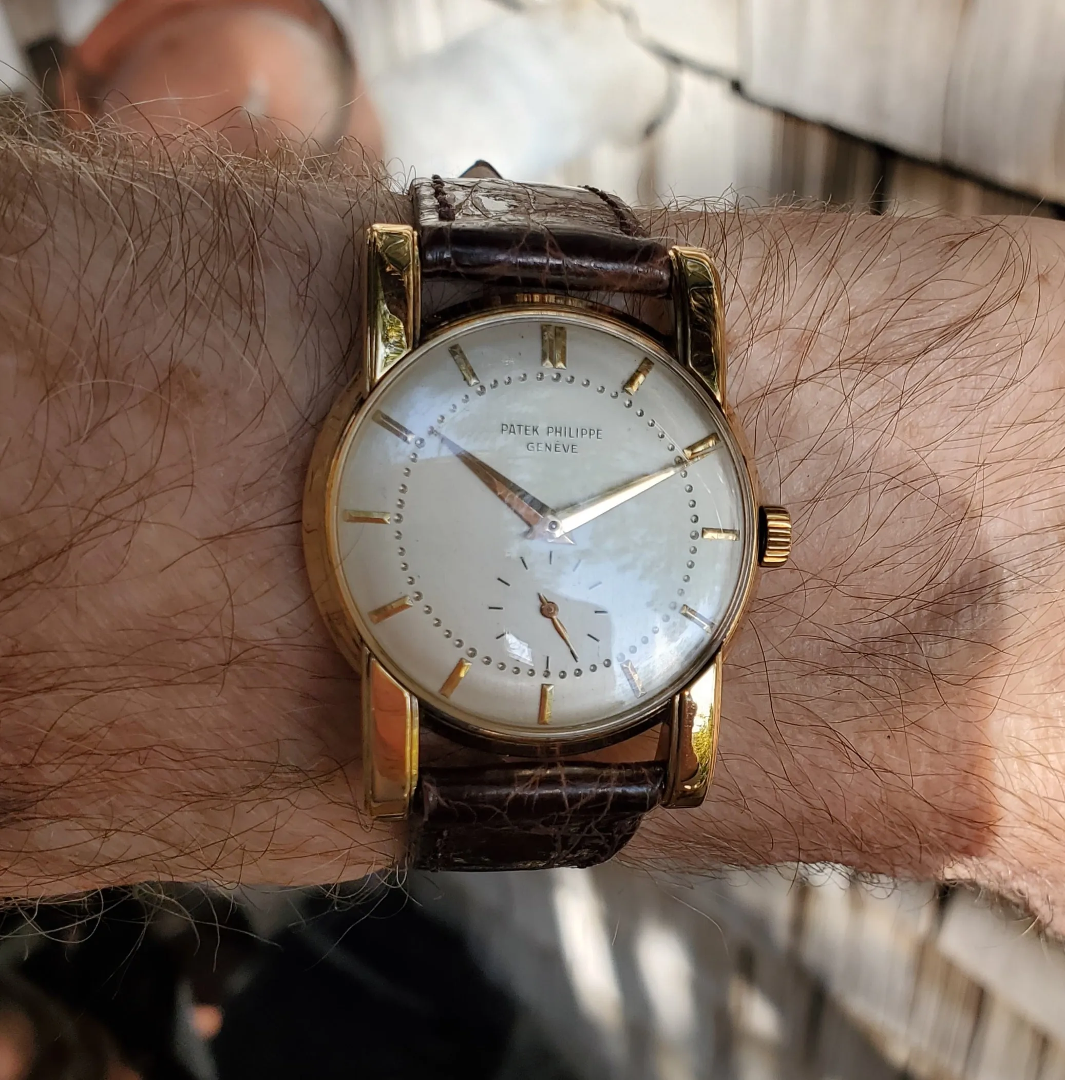 Patek Philippe 2428J Massive Vintage Calatrava Watch circa 1952