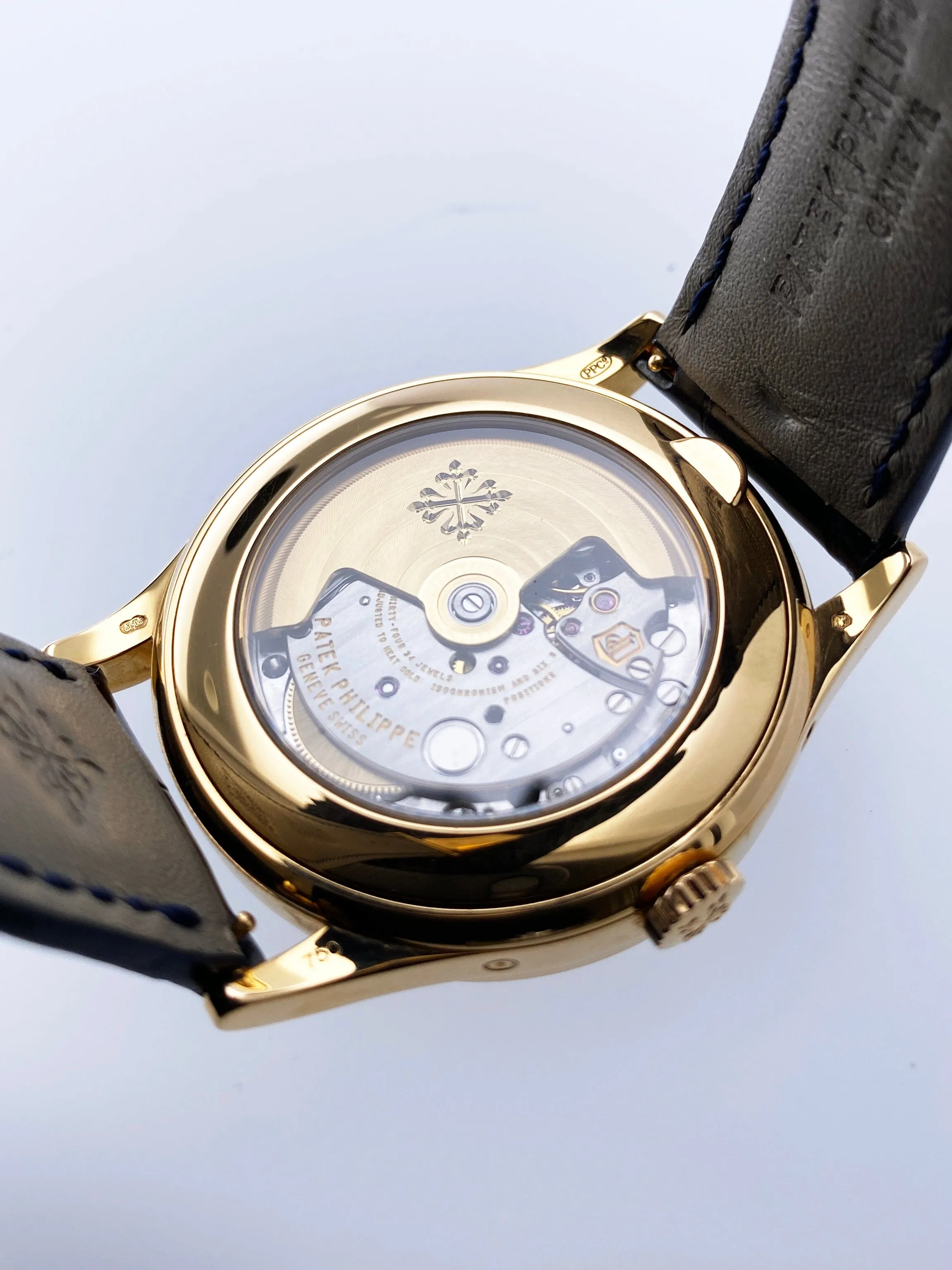 Patek Philippe Complications 5396R Blue Dial Mens Watch Box Papers