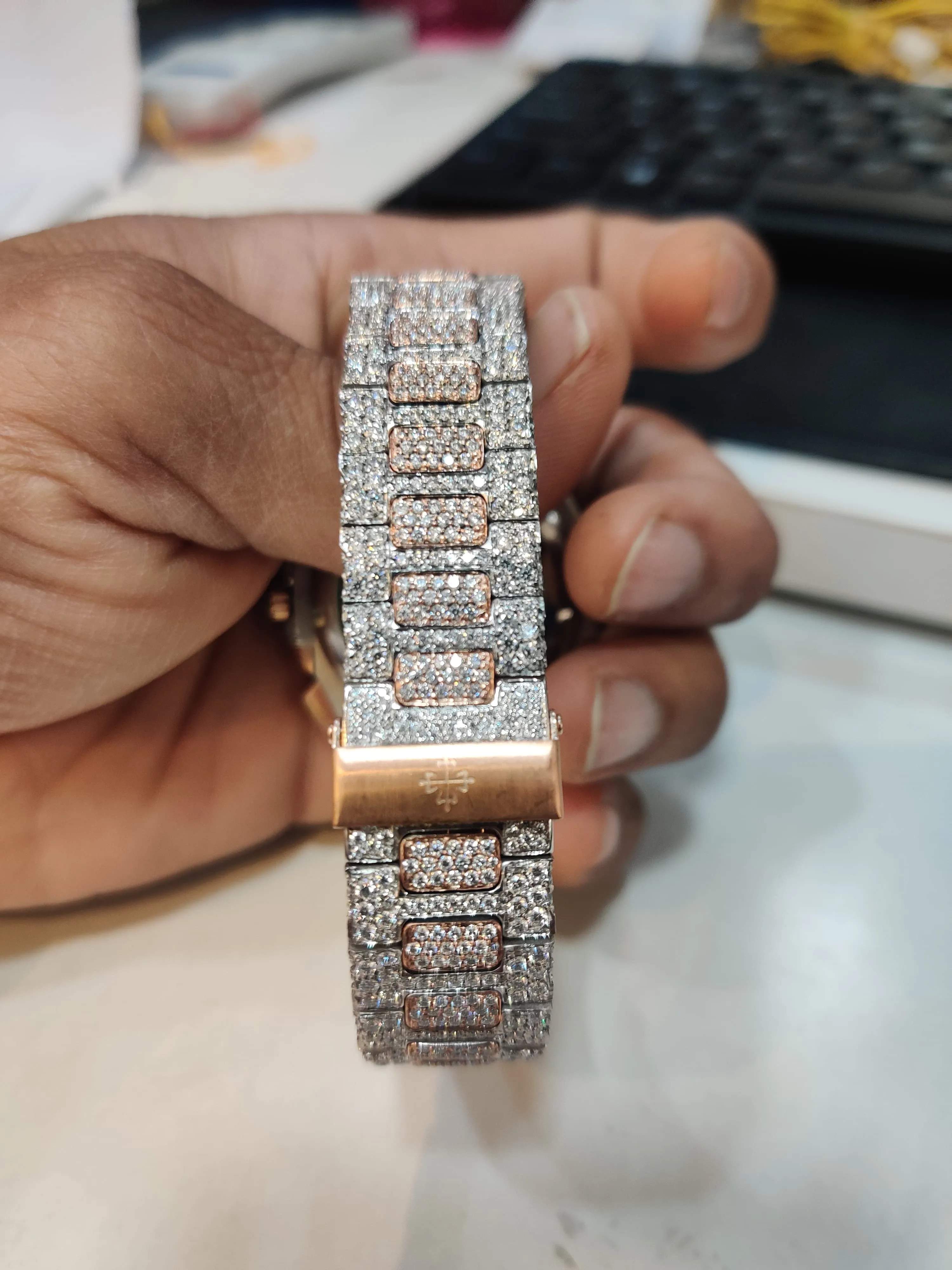 Patek Philippe Moissanite Diamond Watch W 230