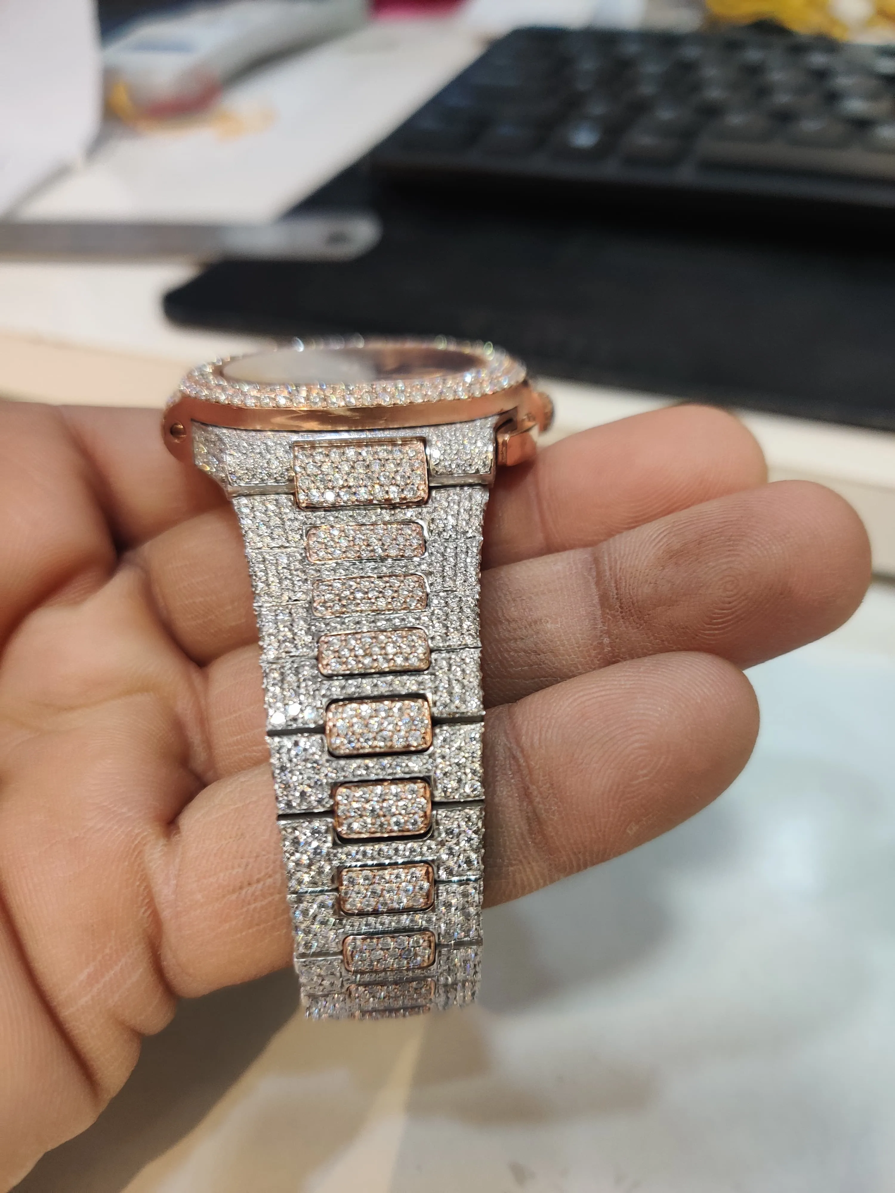 Patek Philippe Moissanite Diamond Watch W 230