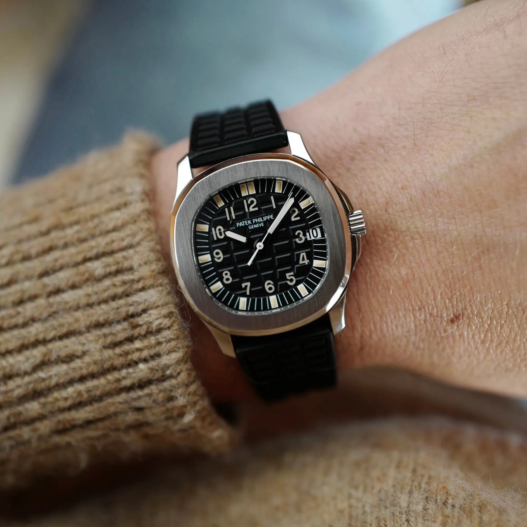 Patek Philippe Steel Aquanaut Ref. 5066 with Box and Papers (New Arrival)