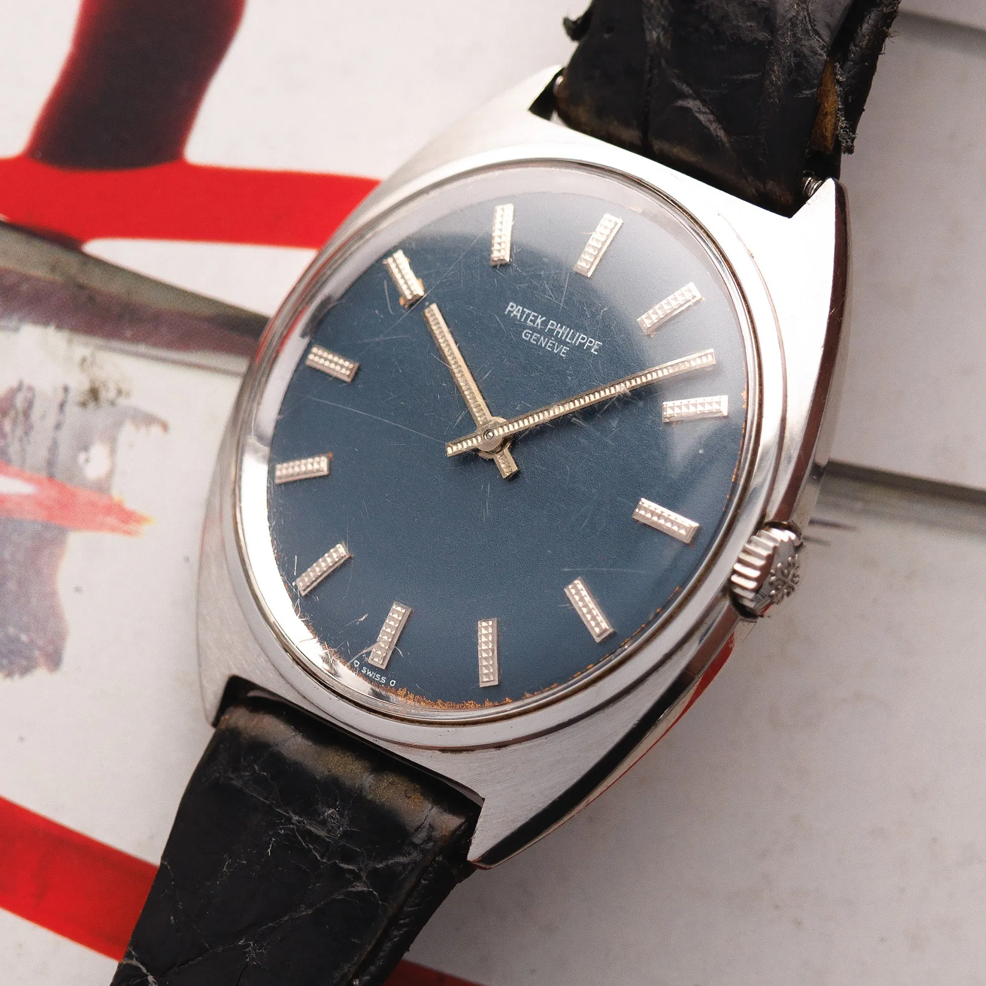 Patek Philippe Steel Tonneau Watch Ref. 3574