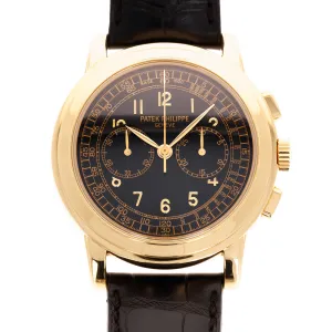 Patek Philippe Yellow Gold Chronograph Watch Ref. 5070 with Archive