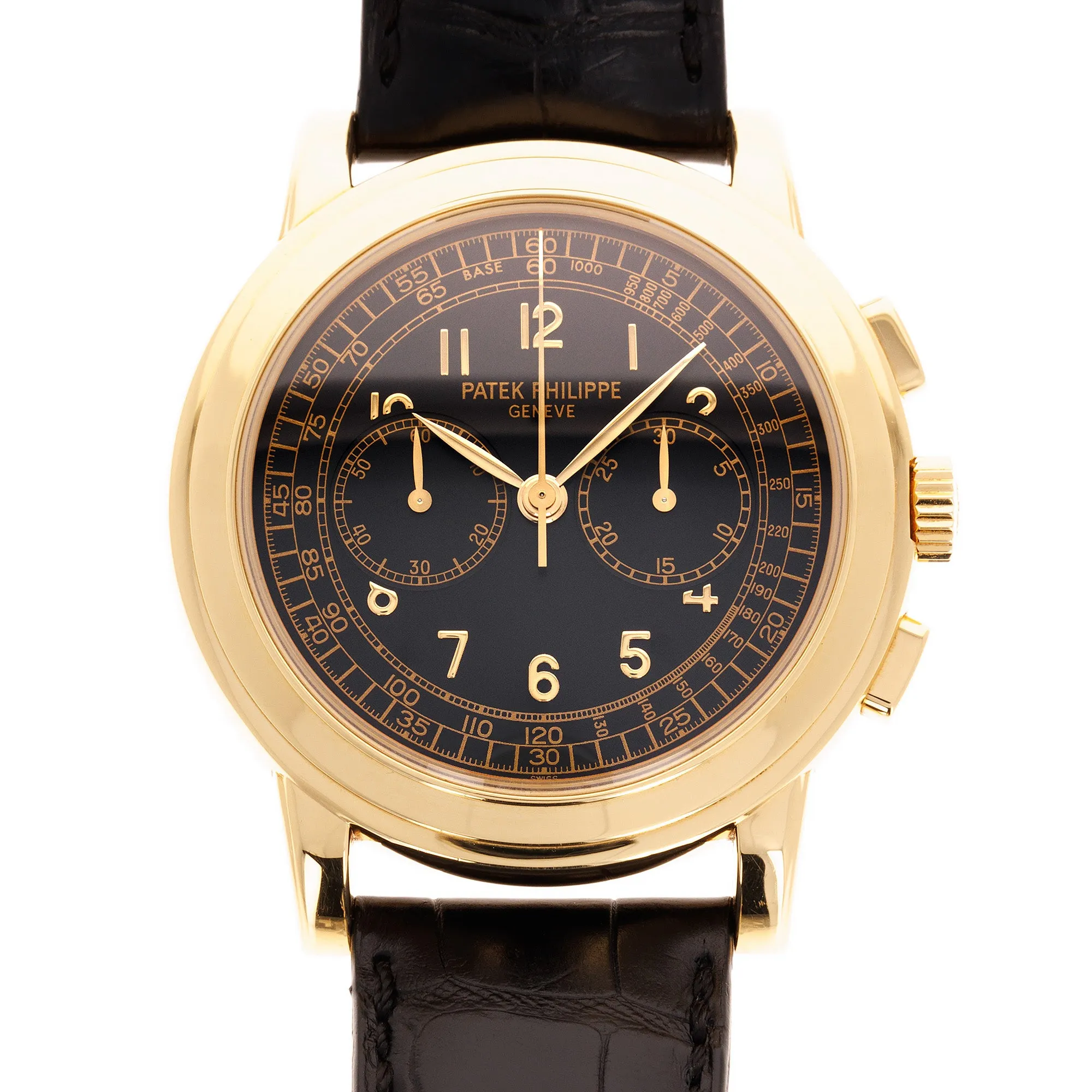 Patek Philippe Yellow Gold Chronograph Watch Ref. 5070 with Archive