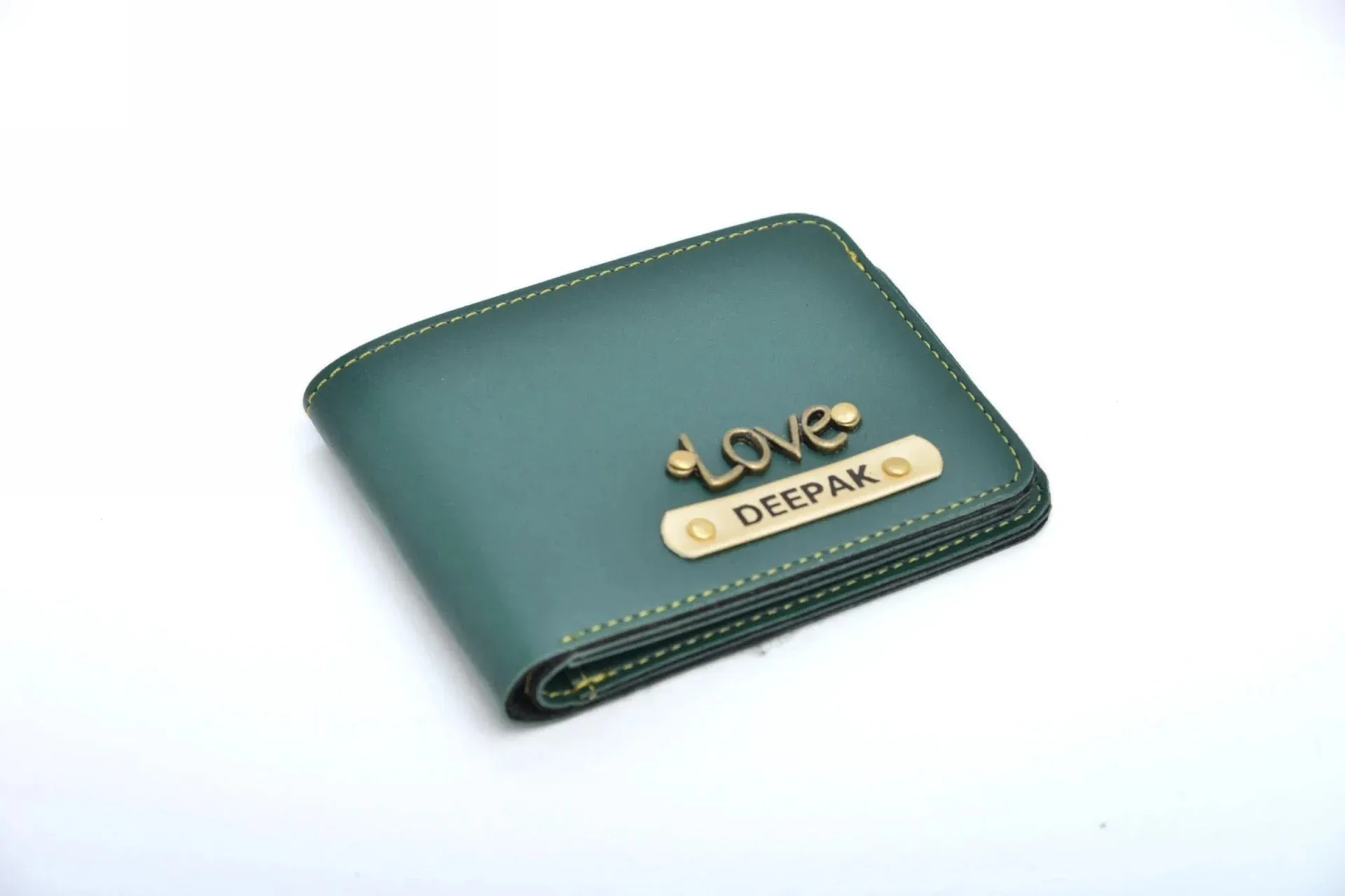 Personalised Black Classic Smart Bottle (1 Litre) & All in One Men's Combo (4 pcs)  - Olive Green