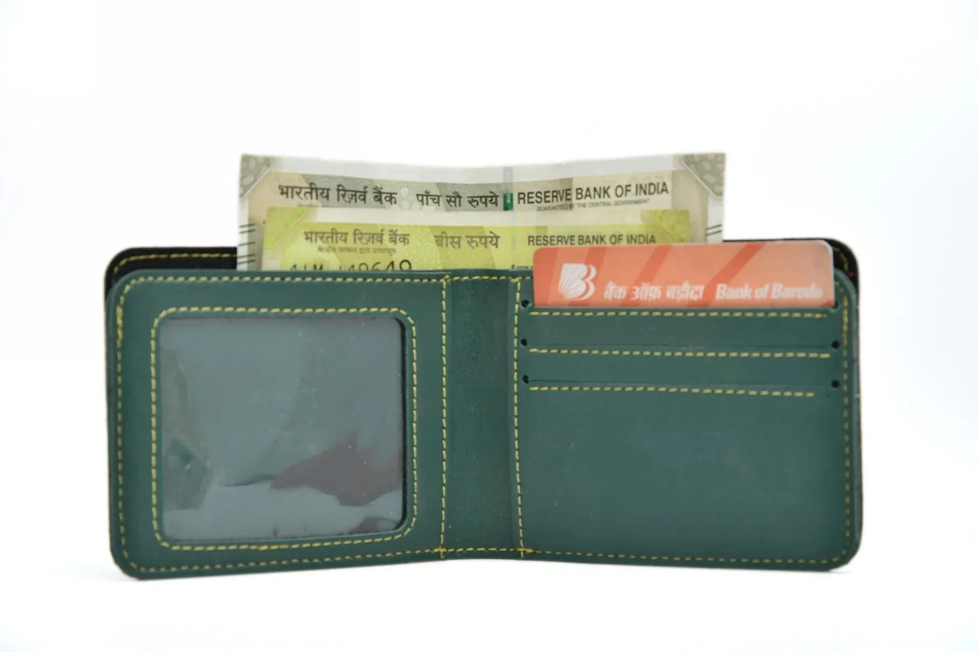 Personalised Black Classic Smart Bottle (1 Litre) & All in One Men's Combo (4 pcs)  - Olive Green