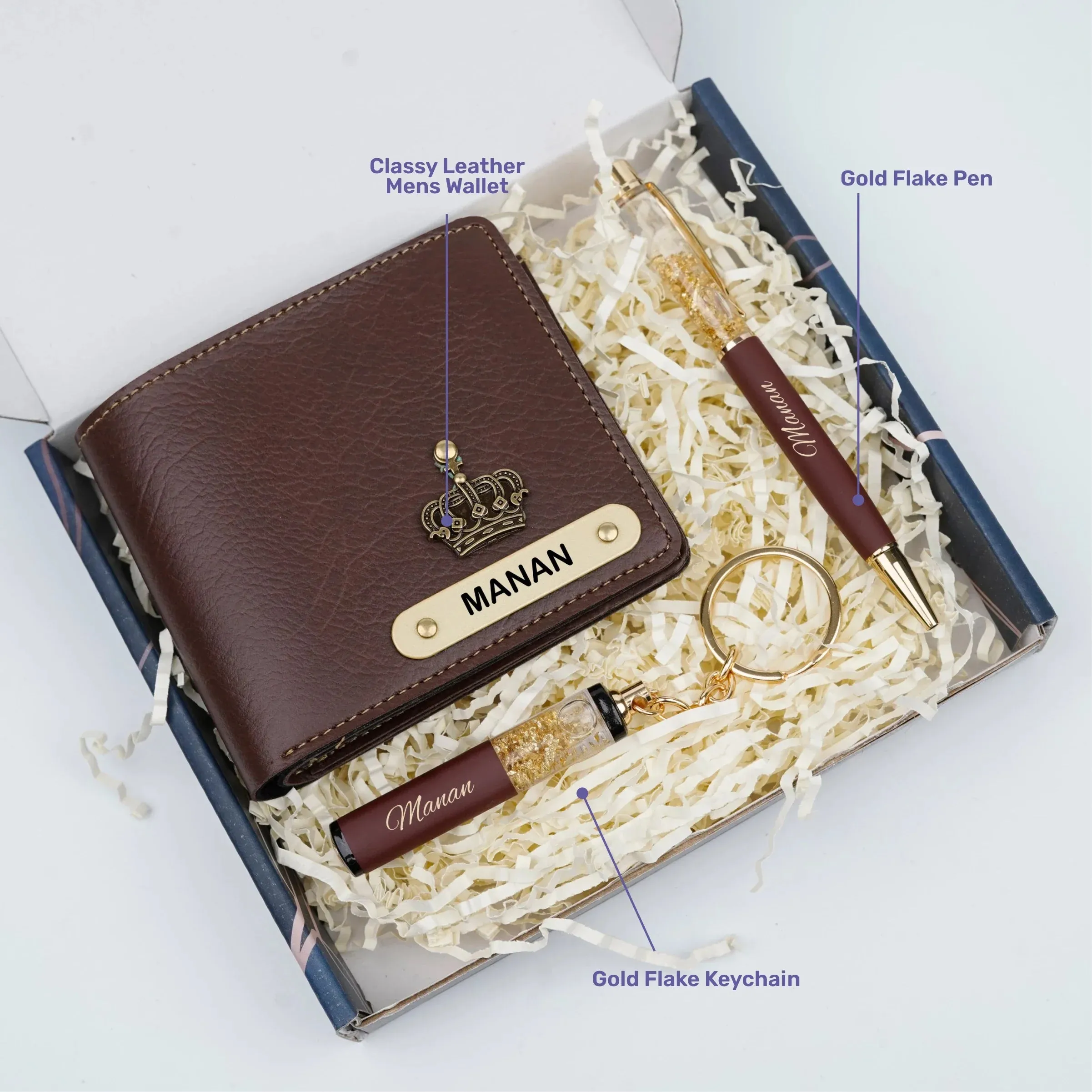 Personalised Brother (Bhai) Combo 2.0 - Brown