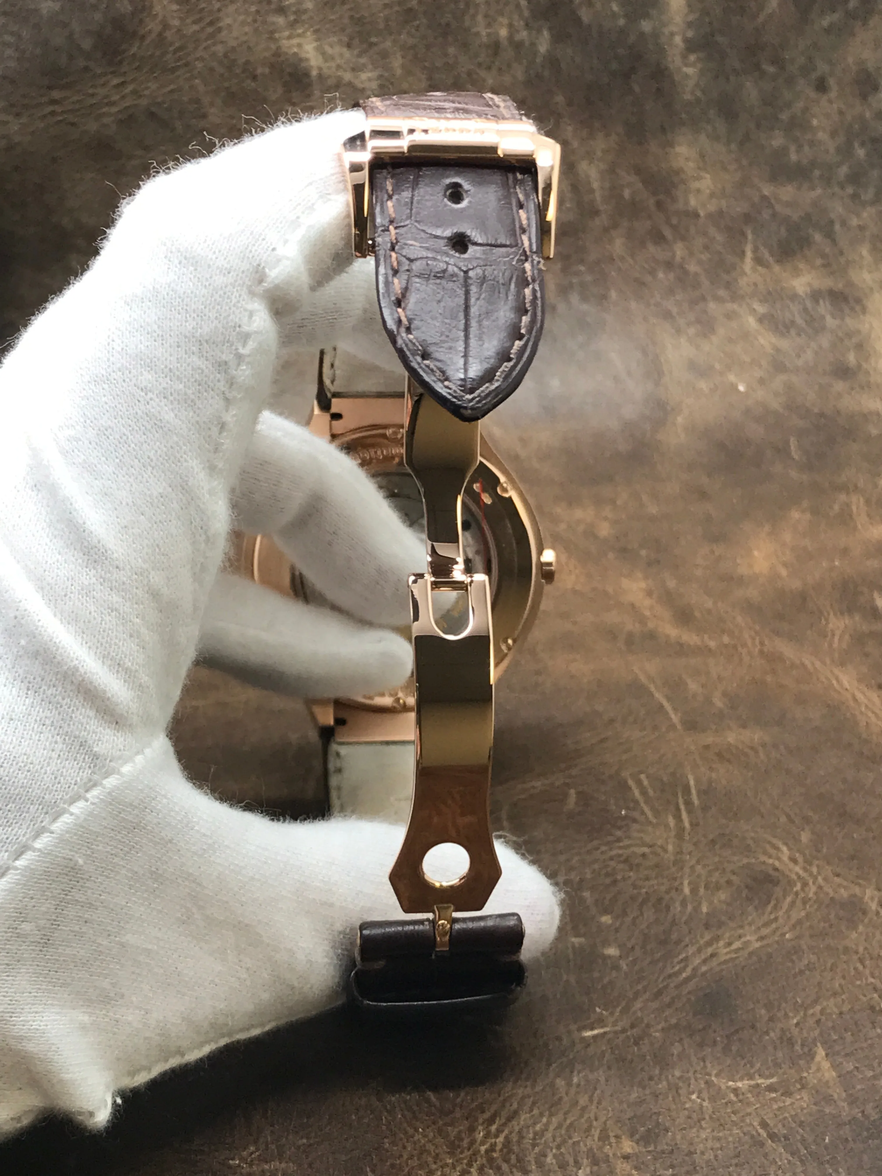 Piaget Polo 18K Rose Gold G0A31149 P10388 Silver Dial Automatic Men's Watch