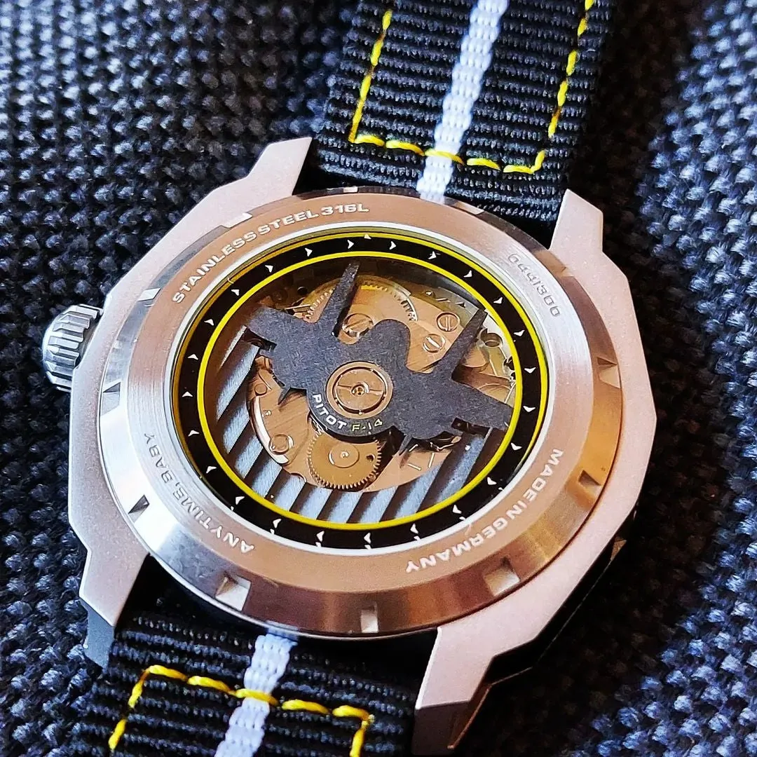 PITOT Watches: F-14 Tomcat Jolly Rogers inspired watch