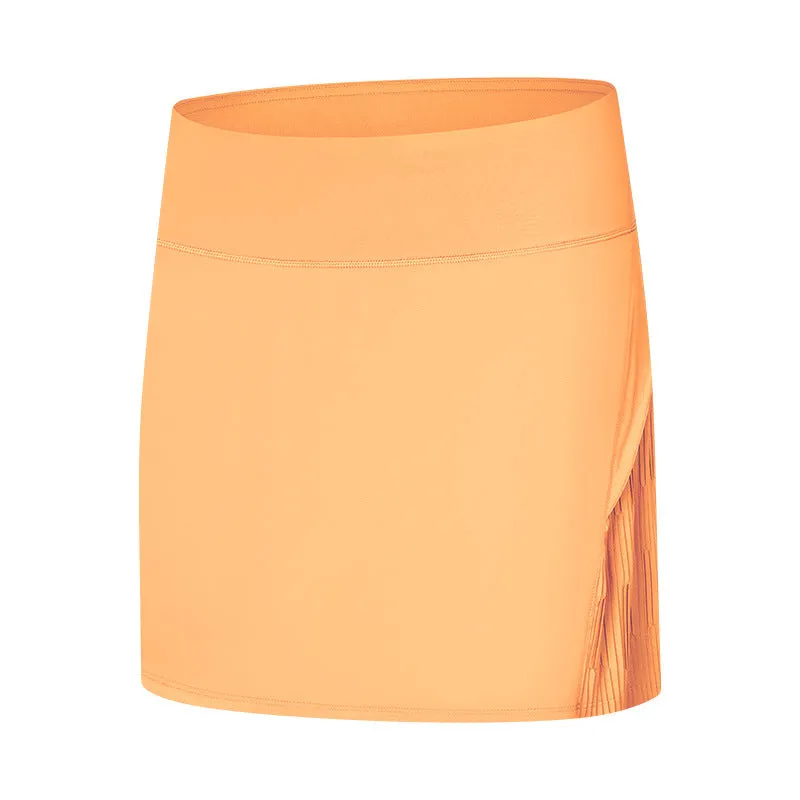 Pleated Back Quick Dry Tennis Skirt