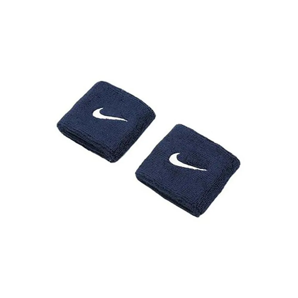 POLSINI NIKE SPUGNA DRY FIT SWOOSH TERGISUDORE POLSINO BLU