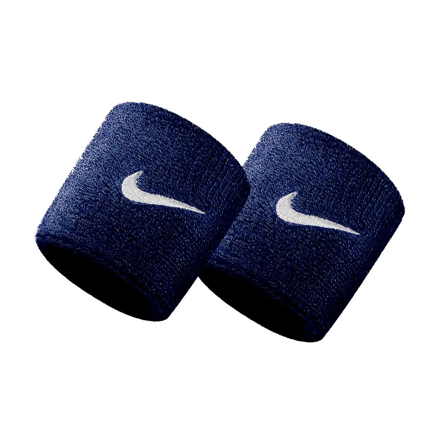 POLSINI NIKE SPUGNA DRY FIT SWOOSH TERGISUDORE POLSINO BLU